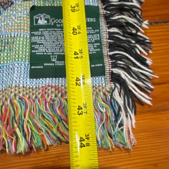 RARE The Monopoly Collectors Edition Throw/Afghan Goodwin Weavers - Picture 4 of 5